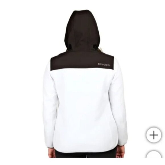 NEW Spyder Women's XS Fleece Polar Jacket Full Zip Hooded - Picture 2 of 9